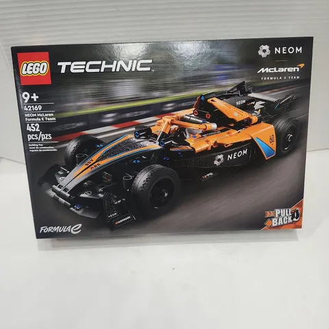 LEGO Technic NEOM McLaren Formula E Cars Model Pull Back Car Toy 42169 452 Pcs
