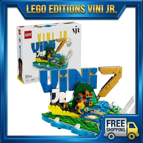 LEGO Editions Vini Jr. Soccer Highlights 43027 Building Set Vinicius Jr 510 pcs