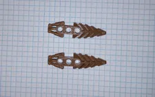 2 Bionicle Lego 50858 in Light Brown Foot w/ 3 pin holes Genuine Lego IRL pics