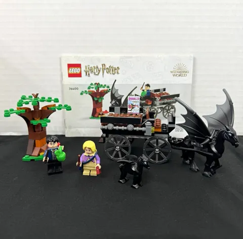 LEGO Harry Potter Hogwarts Carriage and Thestrals 76400 Complete 121pc No Box