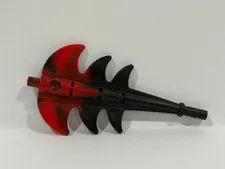LEGO Fantasy Era Castle Dragon Tail (51874pb02) | Barbed Black Red | 7094 7093