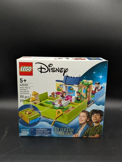 LEGO Disney 43220 Peter Pan & Wendy Storybook Adventure Set 111 Pcs Retired