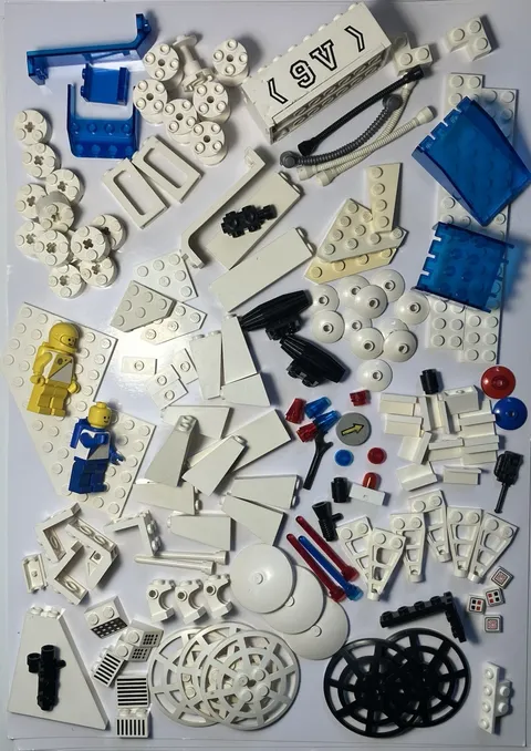LEGO Vintage Monorail Transport System Parts lot 6990 Inventory