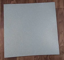 Gray Lego Baseplate 15"x15" Board 48x48 Pegs