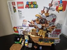 Lego Super Mario Expansion Set 71391 Bowser's Airship (Retired) Adult Owned READ