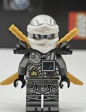 NEW Ninjago Zane (Hands of Time) Custom Lego Minifigure 70624 Vermillion Invader