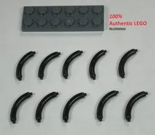 LEGO NEW Black Sausage (10x) 6156414 Brick 33078