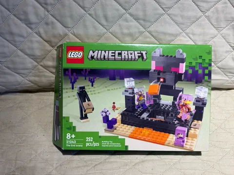 Lego 21242 Minecraft The End Arena Ender Dragon Battle W/Manual NOT COMPLETE