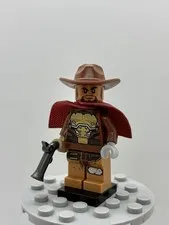 LEGO Overwatch ow007 Jesse McCree Cole Cassidy Minifigure & Gun 75972
