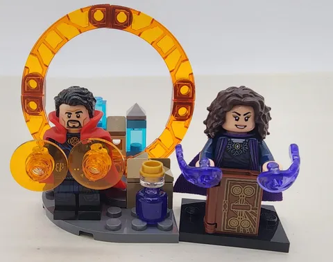 LEGO Marvel Minifigure Lot Of 2. Dr Strange Agatha Harkness 