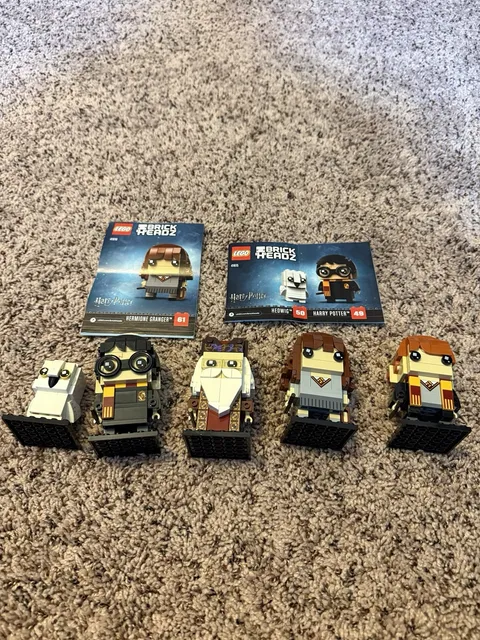 LEGO Brickheadz: Harry, Hedwig, Dumbledore, Ron, Hermione (Instruction pictured)