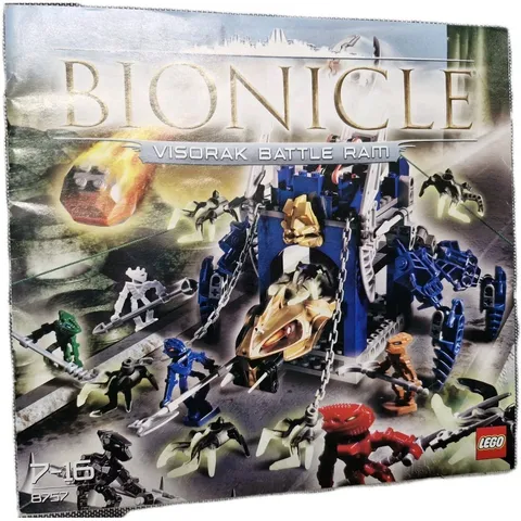LEGO Bionicle 8575 Visorak Battle Ram 100% complete set with instructions Playse
