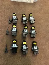 Lego Vintage Space Blacktron 1 Minifigures x9