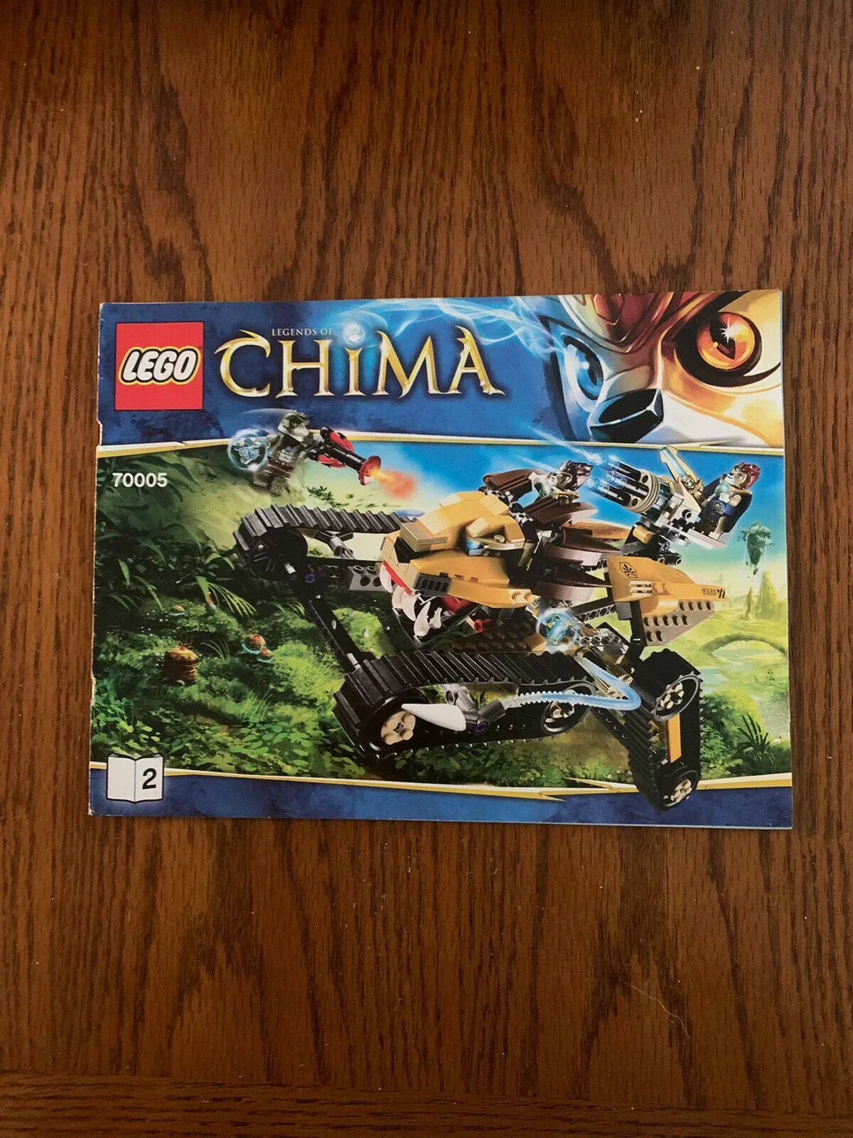 LEGO Book 70005 Instruction Manual Book 2  Chima Laval's Royal Fighter