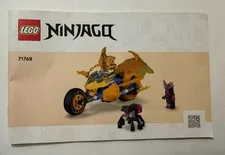 LEGO Ninjago Jays Golden Dragon Bike 71768 Instruction Manual ONLY