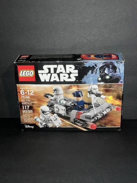 New LEGO Star Wars First Order Transport Speeder Battle Pack 75166 Damaged Box