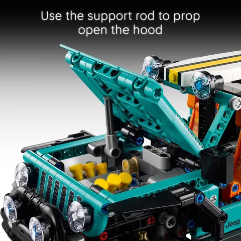 LEGO Technic Jeep Wrangler Rubicon SUV - Building Toy for Boys & Girls, Ages 10+