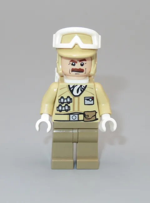 LEGO Star Wars #2 Hoth Rebel Trooper mustache backpack minifigure 9509