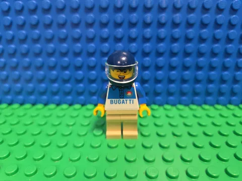 Lego Bugatti Vision Gran Tourismo Driver Minifigure Speed Champions 77253 sc143