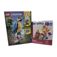 Pokémon Charmander HTH86 & Exotic Parrot 31136 LEGO Creator Sealed 