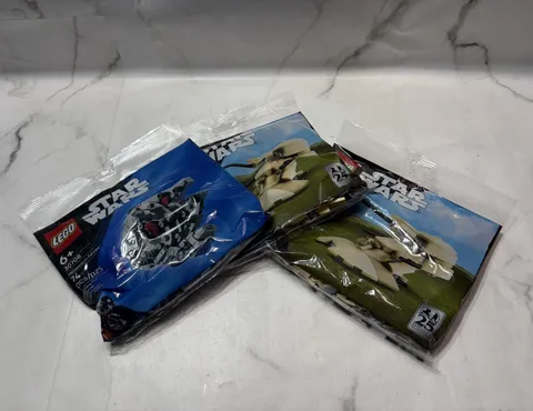 Lot of LEGO Star Wars Poly Bags | 30708  Millennium Falcon & 30680 AAT’s