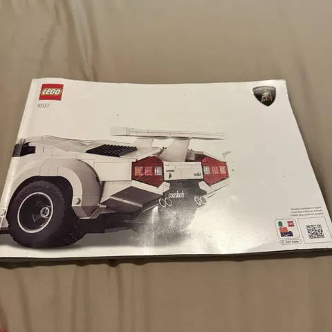 LEGO 10337 Icons Lamborghini Countach5000 Quattrovalvole Instruction manual Only