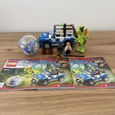 LEGO 75916 Jurassic World Dilophosaurus Ambush Complete Set With Manuals