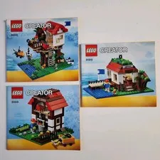 LEGO CREATOR 31010 Treehouse 3 in 1 Building Instruction Manuals ONLY No Bricks