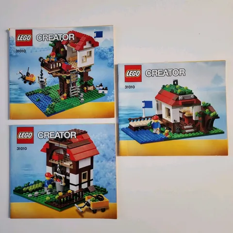 LEGO CREATOR 31010 Treehouse 3 in 1 Building Instruction Manuals ONLY No Bricks