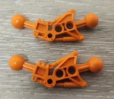 Lego 32482 Orange Bionicle Toa Leg Arm Limb Tahu Nuva Piece Part Lot Of 2