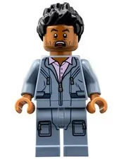 LEGO® Minifigure Jurassic World jw003 Simon Masrani Sand Blue Jumper