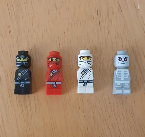 LEGO NINJAGO Microfigure Lot of 4 