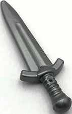 Lego New Flat Silver Minifigure Weapon Sword Greatsword Pointed Part