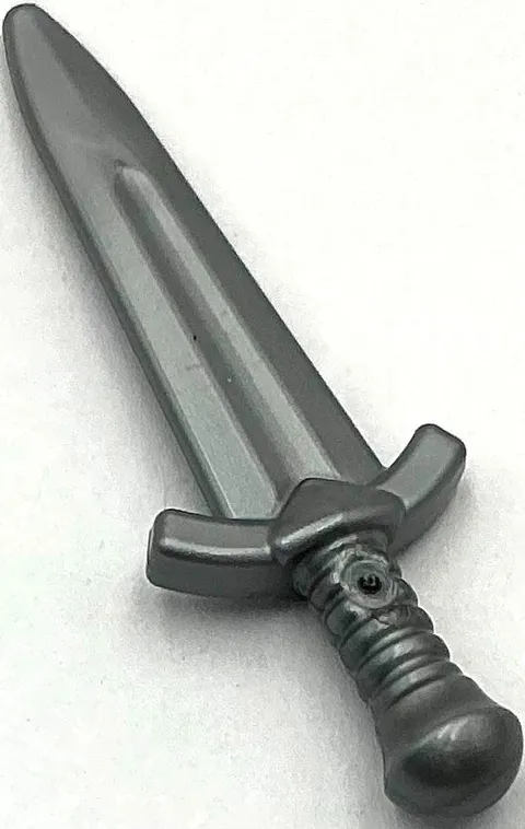 Lego New Flat Silver Minifigure Weapon Sword Greatsword Pointed Part
