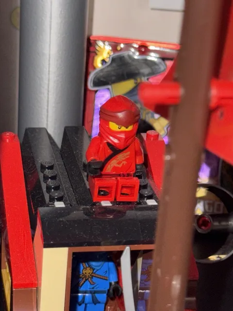 LEGO NINJAGO Kai Red Ninja Minifigure Figure Plastic!