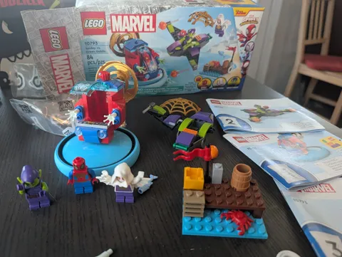 Lego 10793 Marvel Spider-Man Spidey Vs. Green Goblin, Set/Manual Only, No Figs