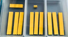 Lego Yellow Brick Lot of 95 1x2 Smooth Textured