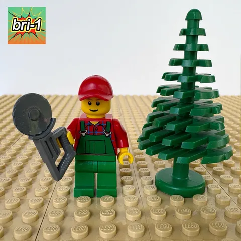LEGO MOC: Christmas Tree Farmer + Large Tree, SAW, 2026 MY OWN CREATION
