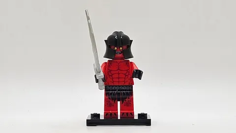 LEGO minifigure Crust Smasher nex026 Nexo Knights 30374 red monster