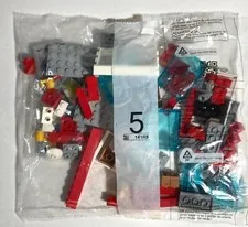 Lego Sealed Parts Bag #5 141R8 Incl #6254 #3005pb028 Popcorn Box Ice Cream Scoop
