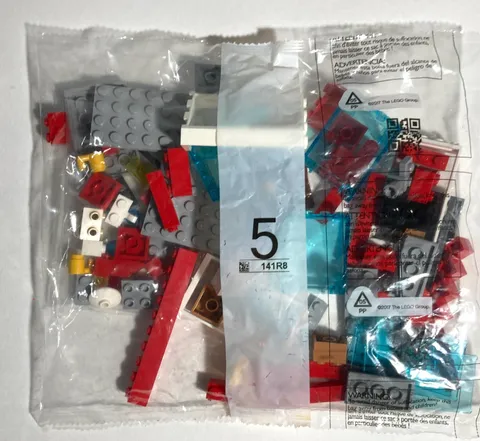 Lego Sealed Parts Bag #5 141R8 Incl #6254 #3005pb028 Popcorn Box Ice Cream Scoop