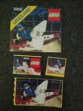 LEGO Instruction Manual And Visuals Vtg 6808 Legoland Space Galaxy Star Quest