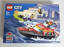 LEGO City Fire Rescue Boat 60373 Building Toy Set Brand New Sealed