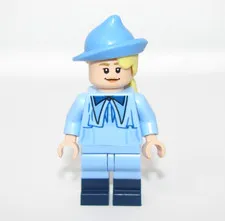 Lego Harry Potter Minifigure HP202 Fleur Delacour Bright Light Blue Robe Smiling