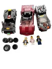 LEGO Speed Champions Builder Lot Nissan Corvette 3 Cars 3 Minifigures Wheels