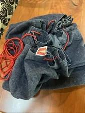 LEGO Vintage Storage Cloth With Drawstring. (Spread Bag) Great Condition