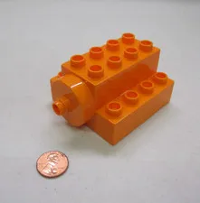 Lego Duplo Orange Engine Housing For Ferris Wheel Merry Go Round #29141
