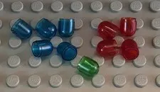 Lego ELECTRIC Trans Light Bulb Cover ( Colored Globe ) Lot of 10