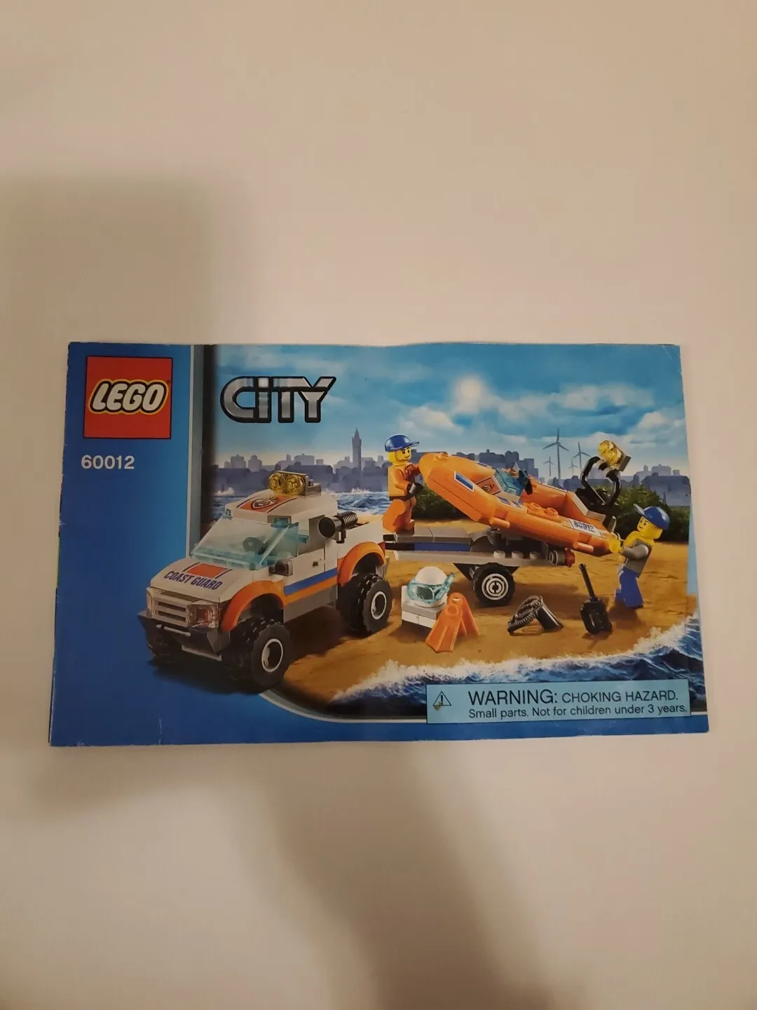 LEGO 60012 Manual ONLY Instruction Booklet LEGO City Coast Guard!!