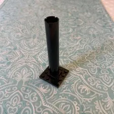 LEGO Black Boat Mast Section Base 4 x 4 x 9 - 6285 10040 6274 6270 6286 #4844